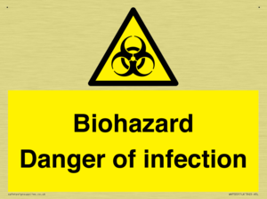 Biohazard Danger of infection 